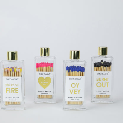 Oy Vey - Glass Bottle Safety Matches