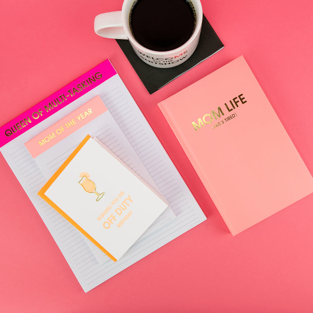 Mom of The Year - Lined Notepad