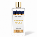 Remaining Fucks - Glass Bottle Safety Matches