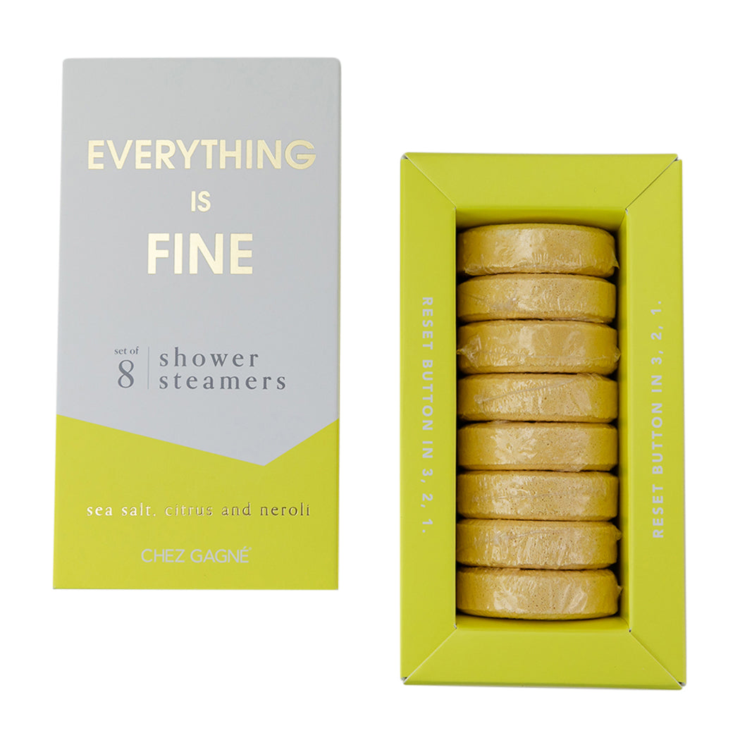 Everything is Fine - Shower Steamers - Sea Salt + Citrus + Neroli