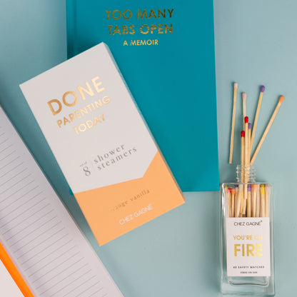 You're on Fire - Glass Bottle Safety Matches