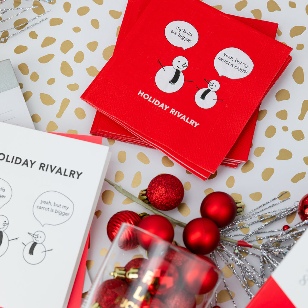 Holiday Rivalry - Cocktail Napkins