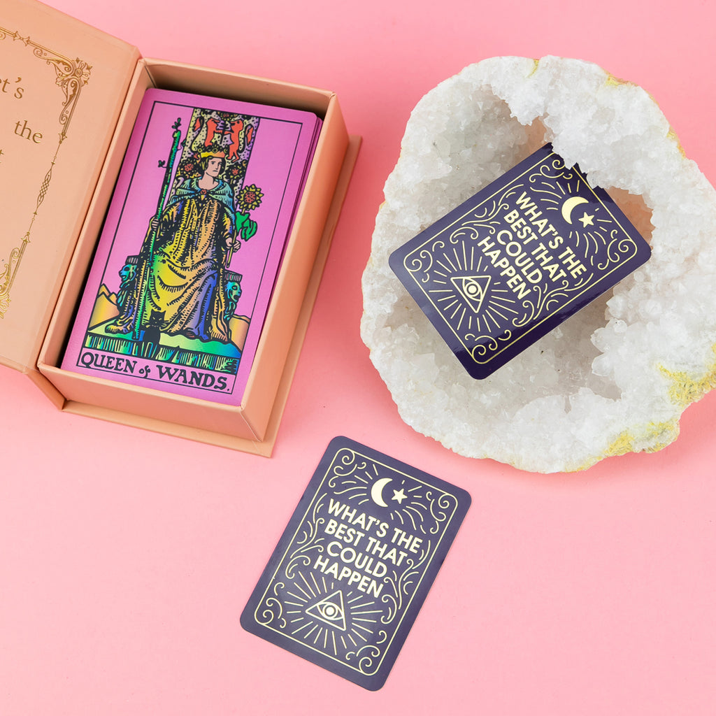 What's The Best That Could Happen - Tarot Card - Vinyl Sticker