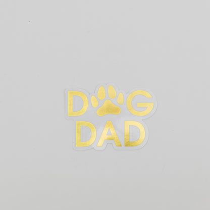 Dog Dad - Paw - Vinyl Sticker