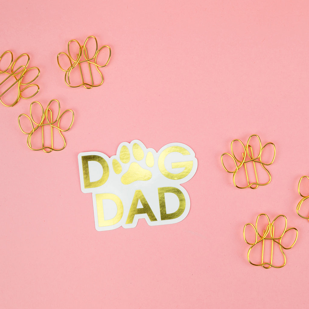 Dog Dad - Paw - Vinyl Sticker