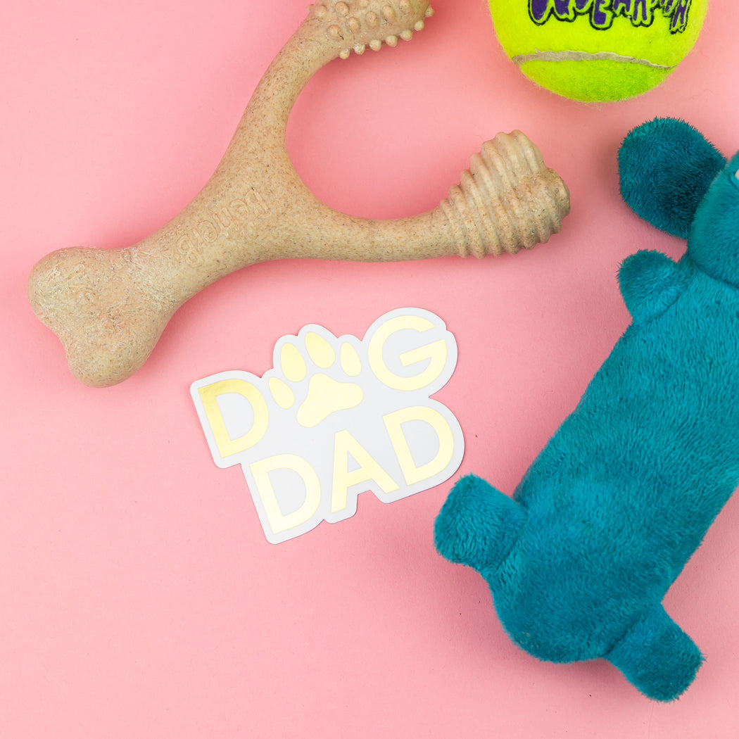 Dog Dad - Paw - Vinyl Sticker