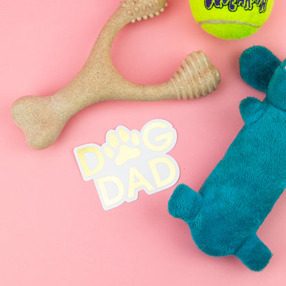 Dog Dad - Paw - Vinyl Sticker