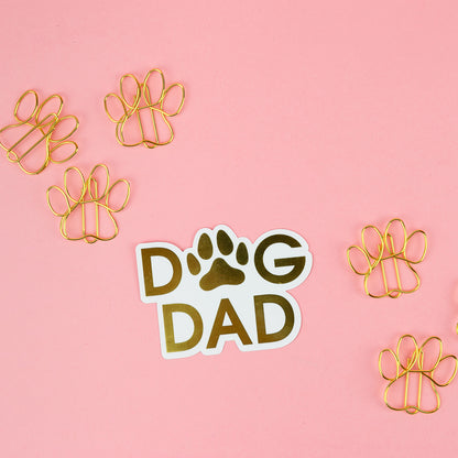 Dog Dad - Paw - Vinyl Sticker