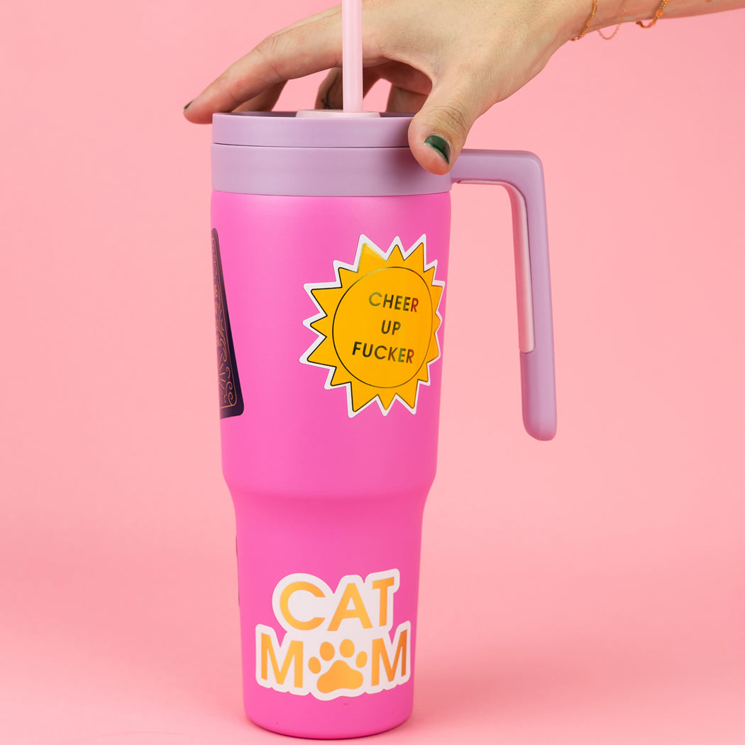 Cat Mom - Paw - Vinyl Sticker