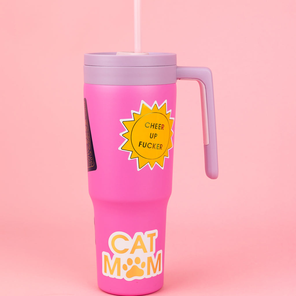 Cat Mom - Paw - Vinyl Sticker
