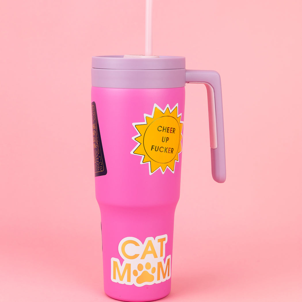 Cat Mom - Paw - Vinyl Sticker