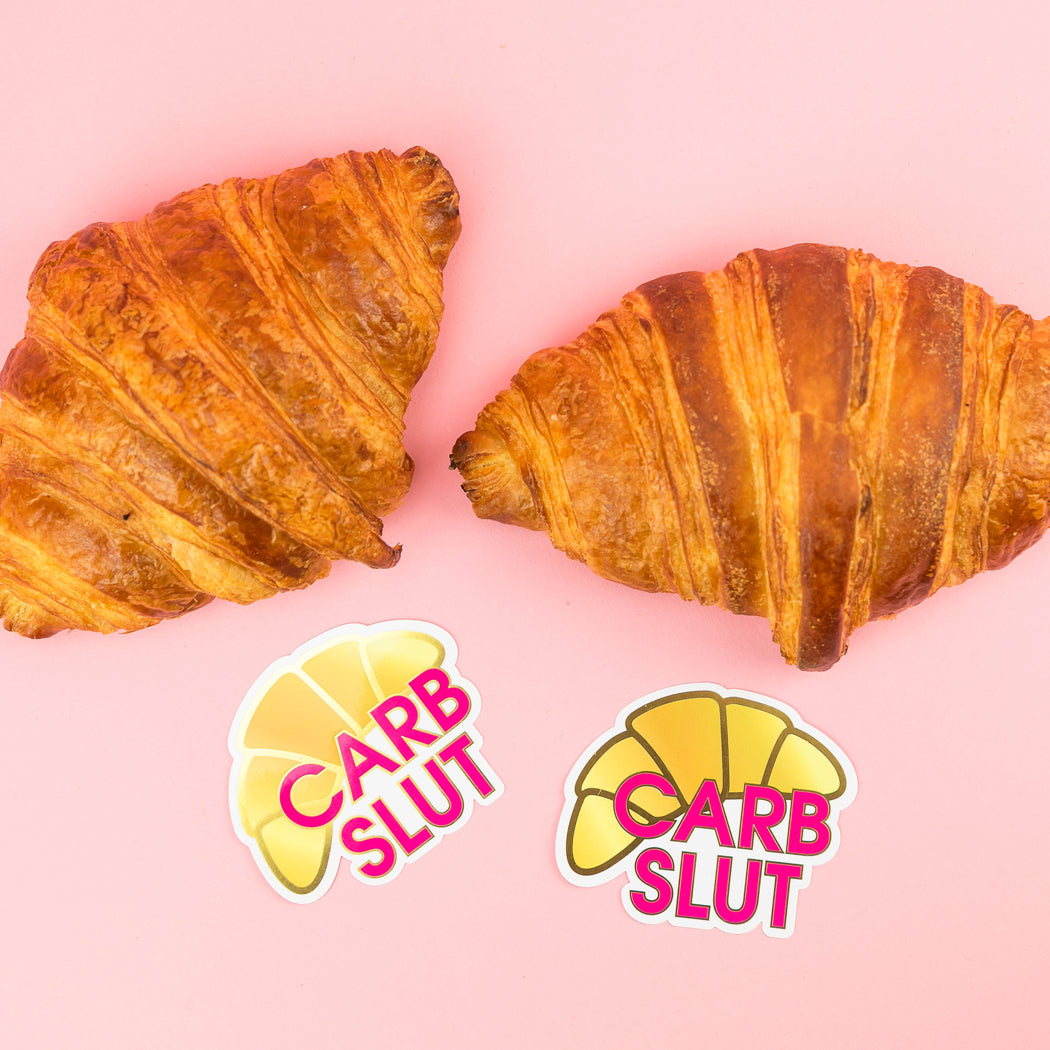 Carb Slut - Croissant - Vinyl Sticker