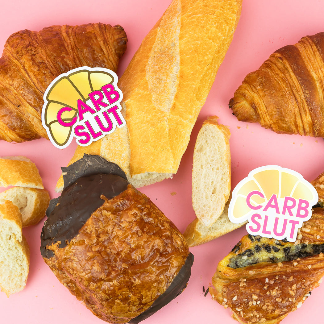 Carb Slut - Croissant - Vinyl Sticker