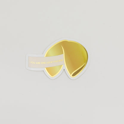 Lucky Fucker - Fortune Cookie - Vinyl Sticker