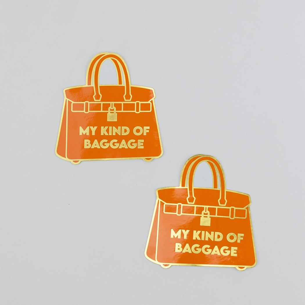 My Kind of Baggage - Birkin - Funny Vinyl Sticker