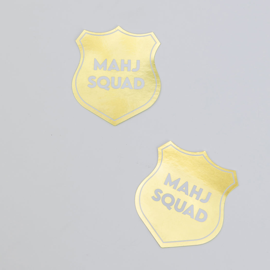 Mahj Squad - Mahjong  - Funny Vinyl Sticker