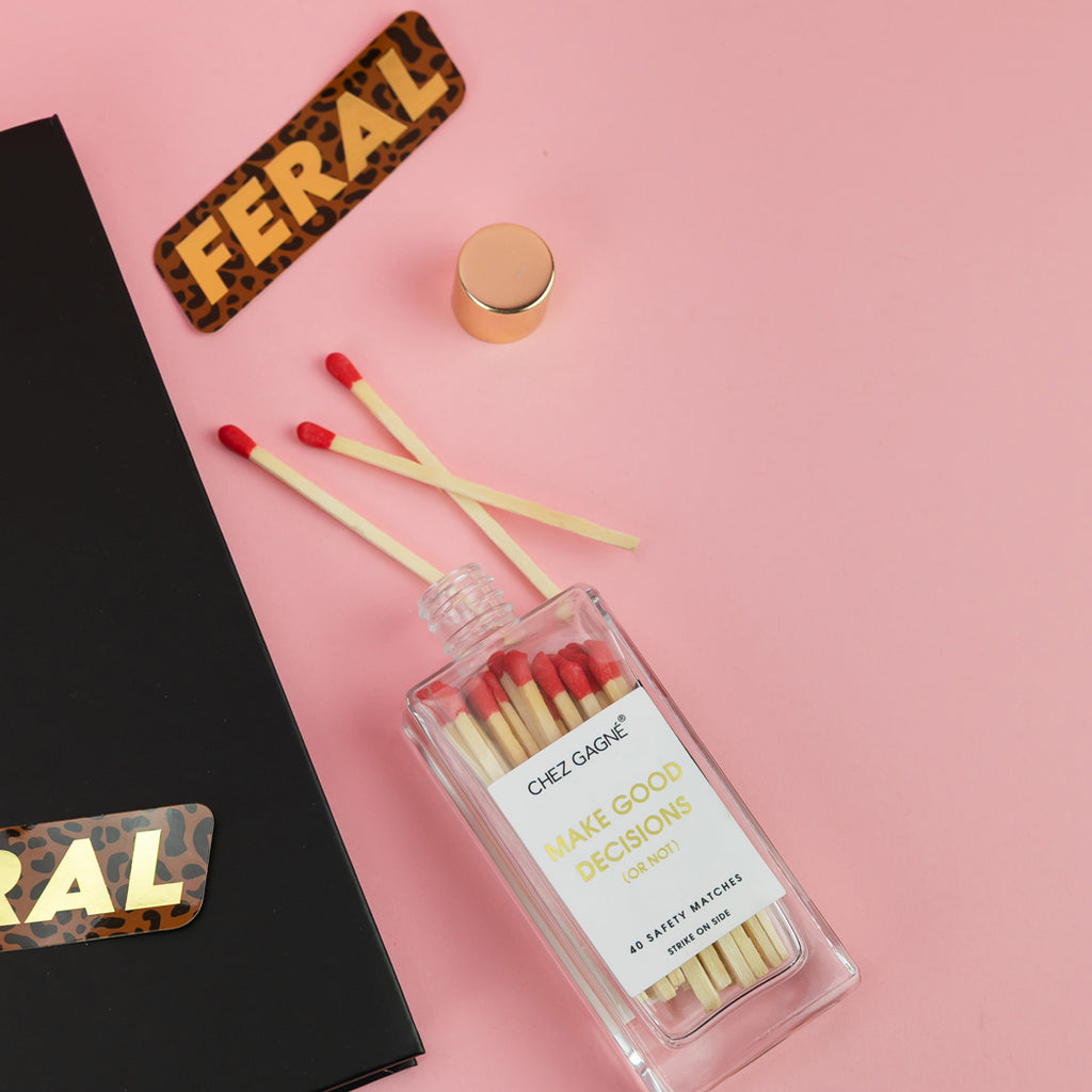 Feral  - Funny Vinyl Sticker
