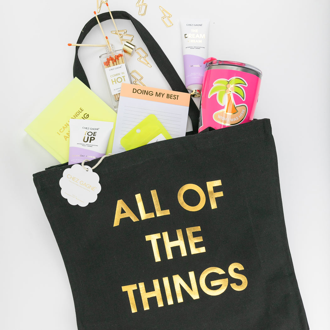 All Of The Things -  Oversized Tote Bag