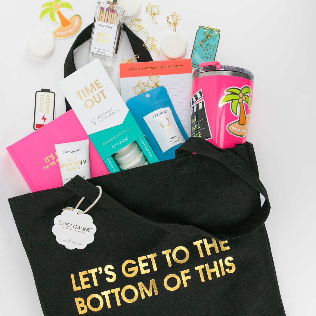 Let's Get To The Bottom Of This -  Oversized Tote Bag