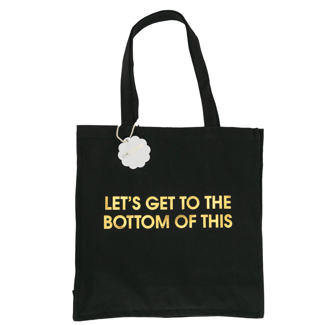 Let's Get To The Bottom Of This -  Oversized Tote Bag