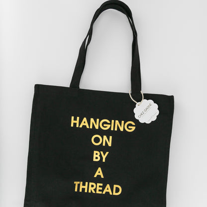 Hanging On By A Thread -  Oversized Tote Bag