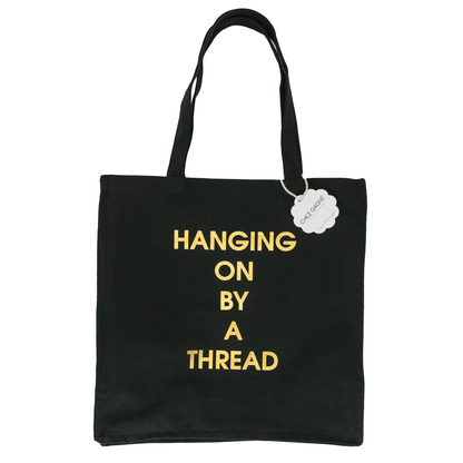 Hanging On By A Thread -  Oversized Tote Bag