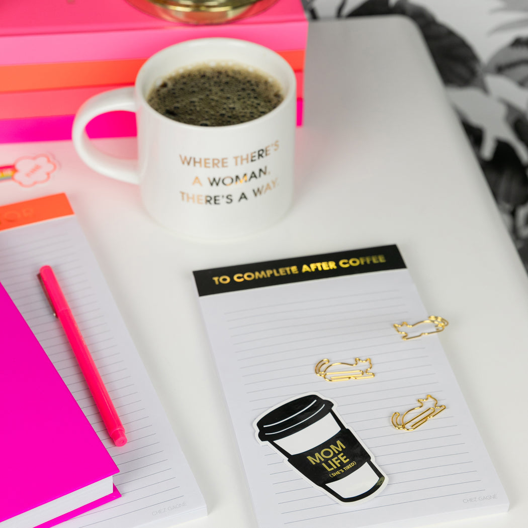 To Complete After Coffee - Lined Notepad