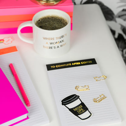 To Complete After Coffee - Lined Notepad