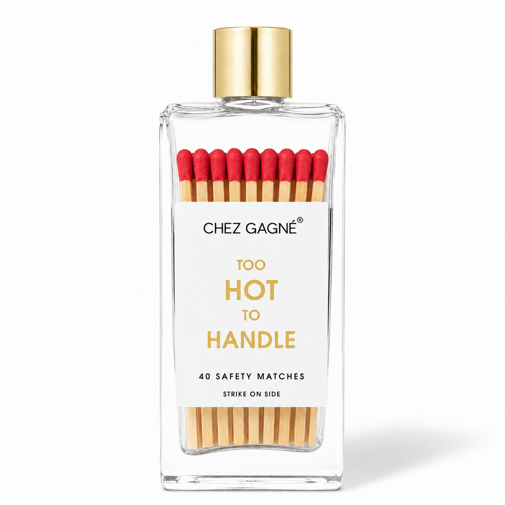Too Hot To Handle - Glass Bottle Safety Matches