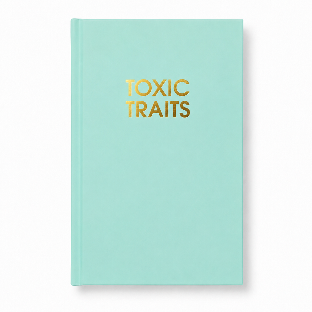 Toxic Traits - Sea Foam Green Hardcover Journal