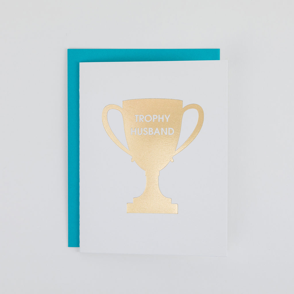 Trophy Husband - Letterpress Card