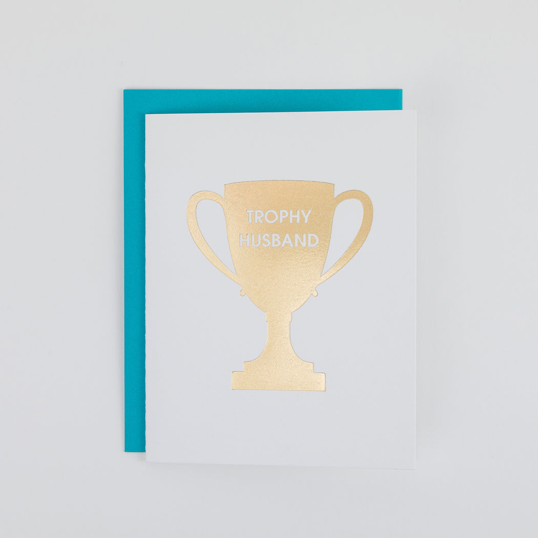 Trophy Husband - Letterpress Card