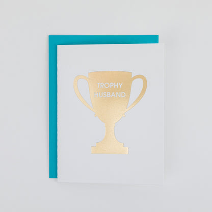 Trophy Husband - Letterpress Card