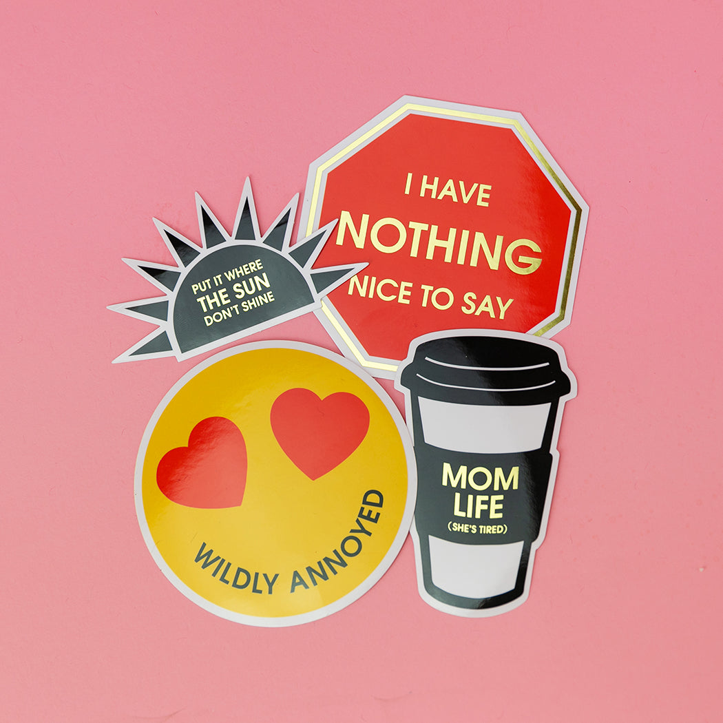 Mom Life (She's Tired)- Vinyl Sticker