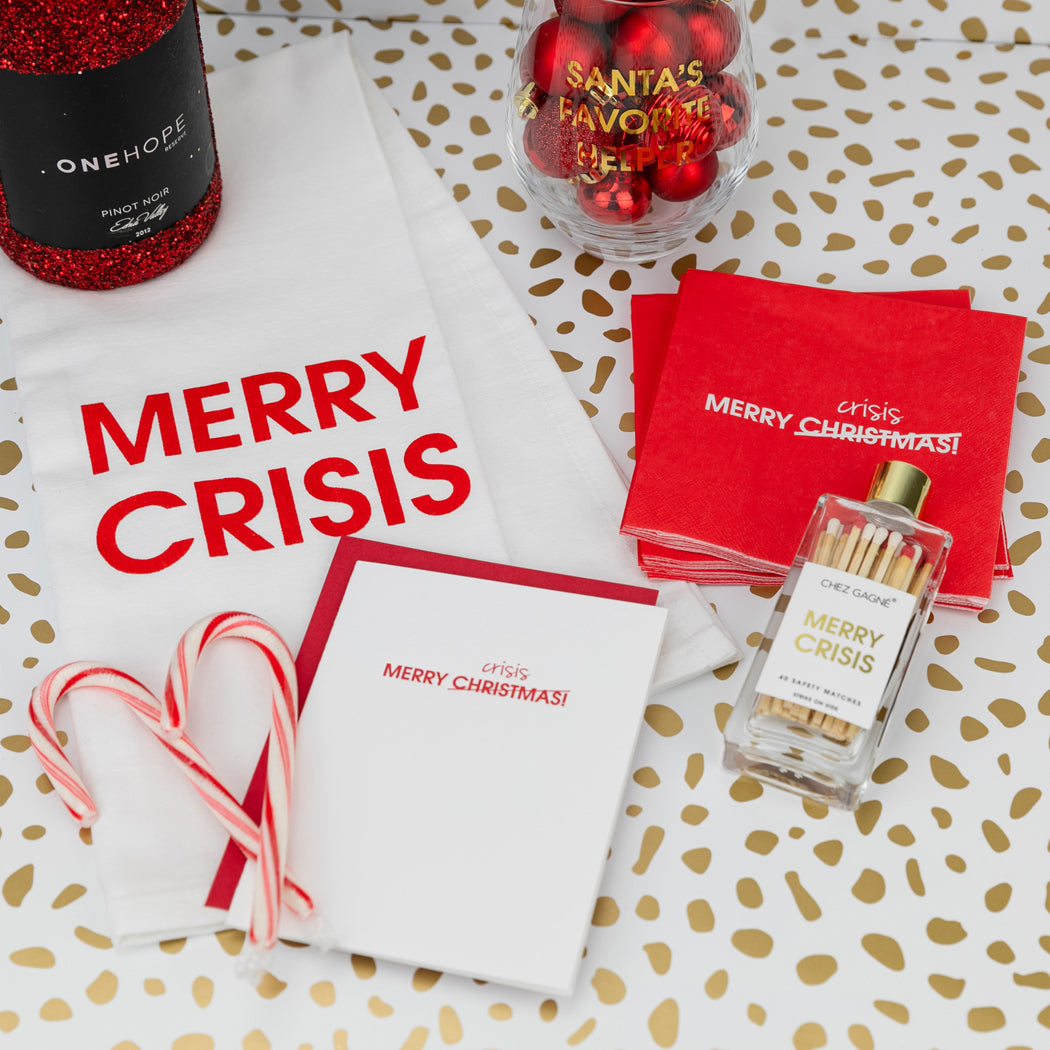 Merry Crisis - Cocktail Napkins