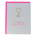 Wine Signs (Sun, Rising + Moon Signs) - Paper Clip Letterpress Card
