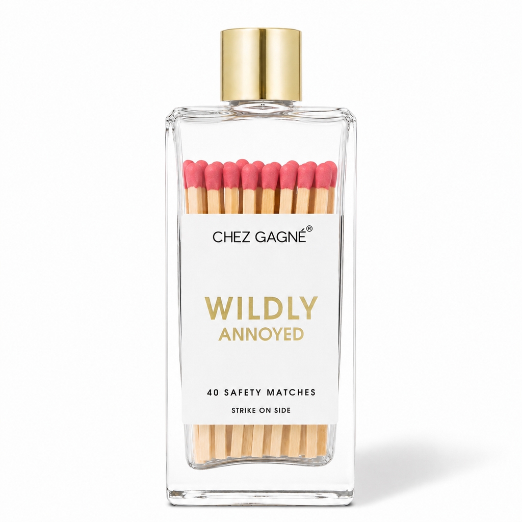 Wildly Annoyed - Glass Bottle Safety Matches
