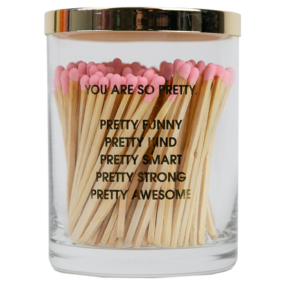 Limited Edition: You Are So Pretty Match + Rocks Glass Duo