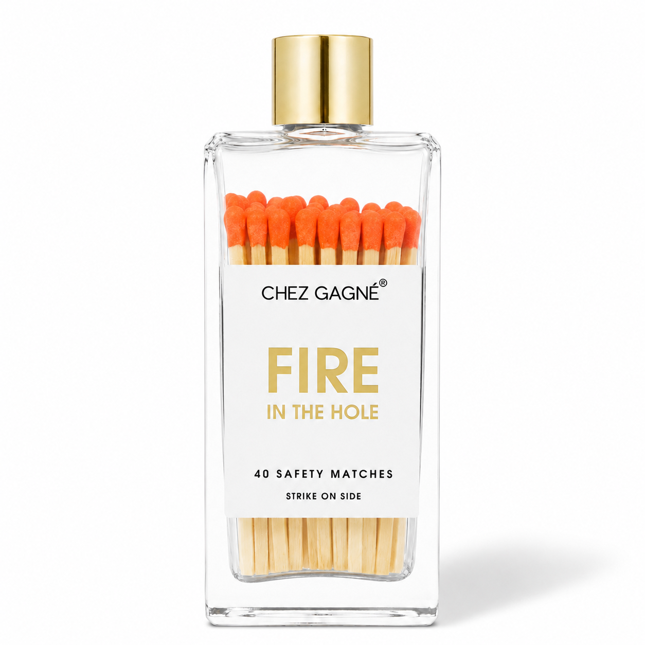 Fire in the Hole - Glass Bottle Safety Matches