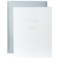 Crying is Cool Letterpress Card