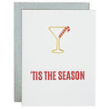 Tis the Season - Paper Clip Letterpress Card