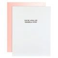 "Tinderella Story" Love Letterpress Card