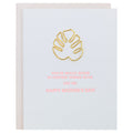 You're Good At Keeping Things Alive Mother's Day - Paper Clip Letterpress Card