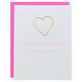 You Are Our Everything - Happy Mother's Day -  Paper Clip Letterpress Card