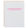 Happy Mother's Day To Our Family Glue -  Letterpress Card