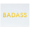 Badass Letterpress Art Print