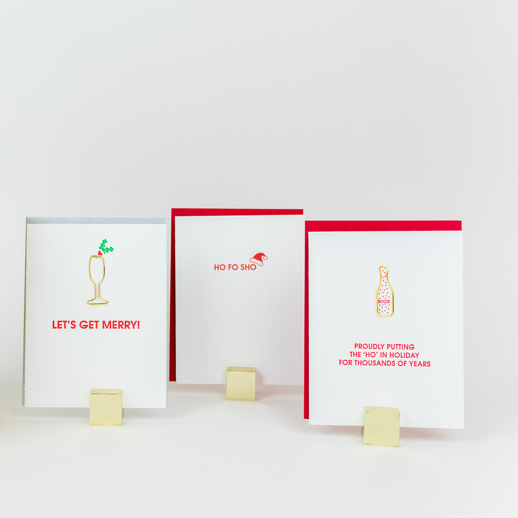 Ho Fo Sho - Letterpress Card