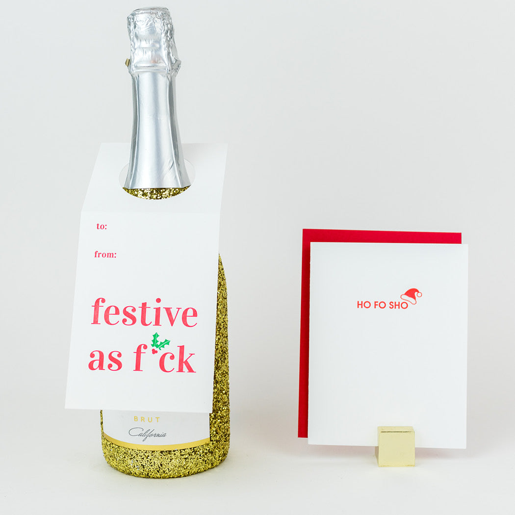 Ho Fo Sho - Letterpress Card