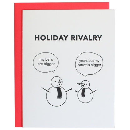 Holiday Rivalry Greeting Card