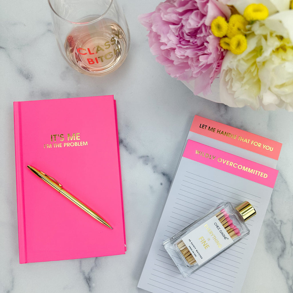 It's Me. I'm The Problem - Cosmopolitan Pink Hardcover Journal